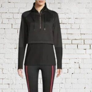 Avia Activewear 1/4 Zip Pullover Size S Black